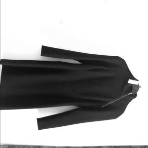 Elegant fitted black tunic/dress, stylish …